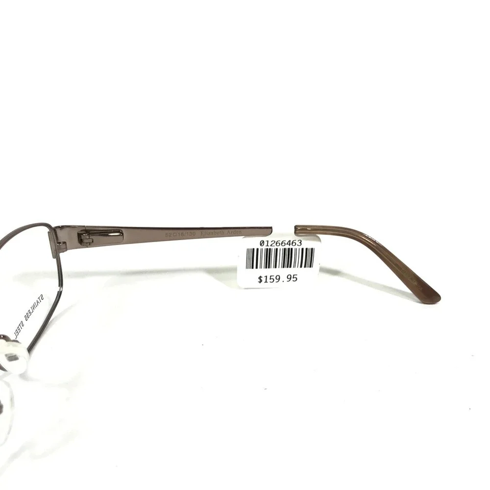 Elizabeth Arden EA 1109-1 Eyeglasses Frames Brown Rectangular Full Rim 52-16-130